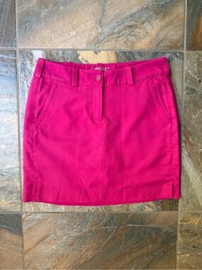 Nike Golf Tour Performance Dri-FIT Pink Skort Built-in Shorts Size 4